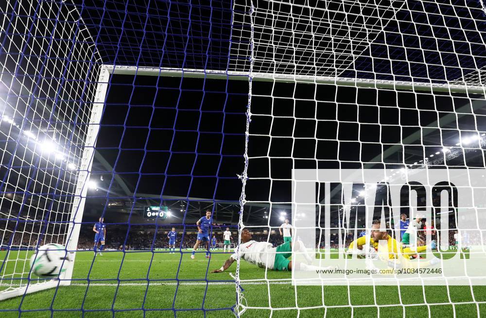 Georginio Rutter of Brighton and Hove Albion scores a goal to make the score 1-0. Brighton & Hove Albion v Kauno Zalgiris, UEFA Conference League, Football, American Express Stadium, Brighton, UK - 15 Oct 2026Brighton American Express Stadium United Kingdom