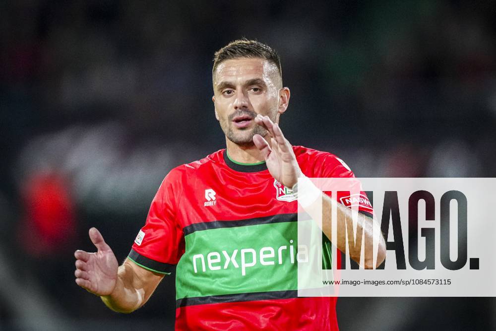 , Stadium De Goffert , season 2026 2027 , UEFA Europa League football , match between NEC Nijmegen and Levski Sofia , picture shows NEC Nijmegen player Dusan Tadic NEC - Levski Sofia x208456351x