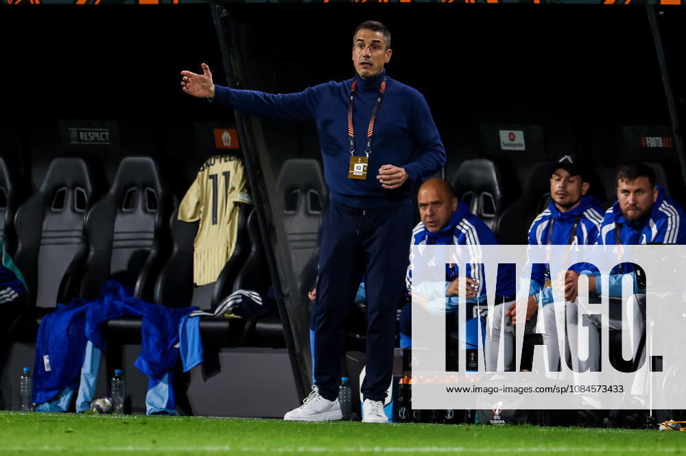 Levski Sofia head coach Julio Velazquez gestures during the UEFA Europa League 2026 27 League Phase MD2 match between N.E.C. Nijmegen and PFC Levski Sofia at Goffertstadion on October 15, 2026 in Nijmegen, Netherlands.