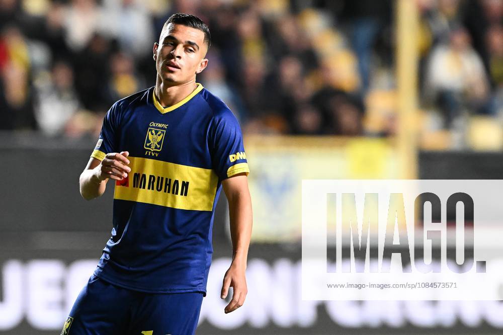 STVV s Ilias Sebaoui looks dejected during a soccer game between Belgian Sint-Truidense VV and Georgian FC Iberia 1999 Tbilisi, Thursday 15 October 2026 in Sint-Truiden, the opening match of the UEFA Conference League league phase. JILLxDELSAUX x189932990x
