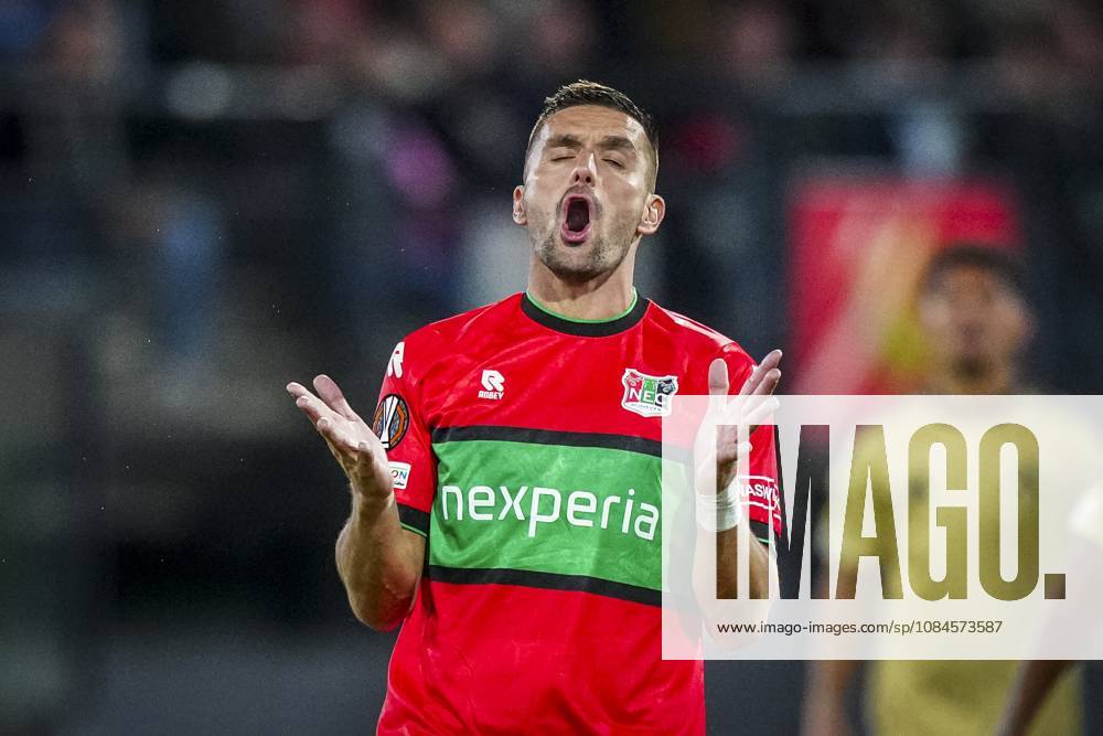 , Stadium De Goffert , season 2026 2027 , UEFA Europa League football , match between NEC Nijmegen and Levski Sofia , picture shows NEC Nijmegen player Dusan Tadic NEC - Levski Sofia x208456707x