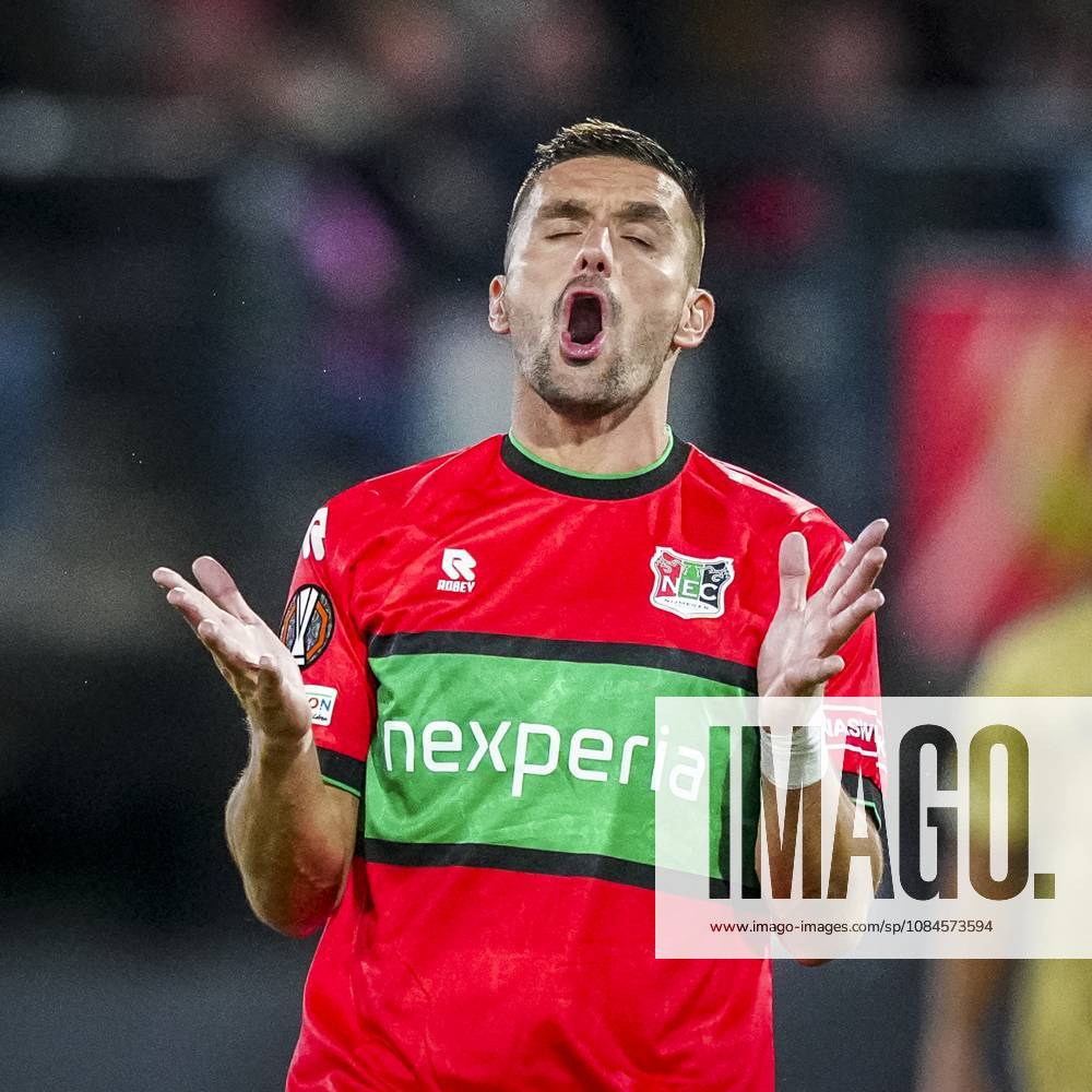 , Stadium De Goffert , season 2026 2027 , UEFA Europa League football , match between NEC Nijmegen and Levski Sofia , picture shows NEC Nijmegen player Dusan Tadic NEC - Levski Sofia x208456708x