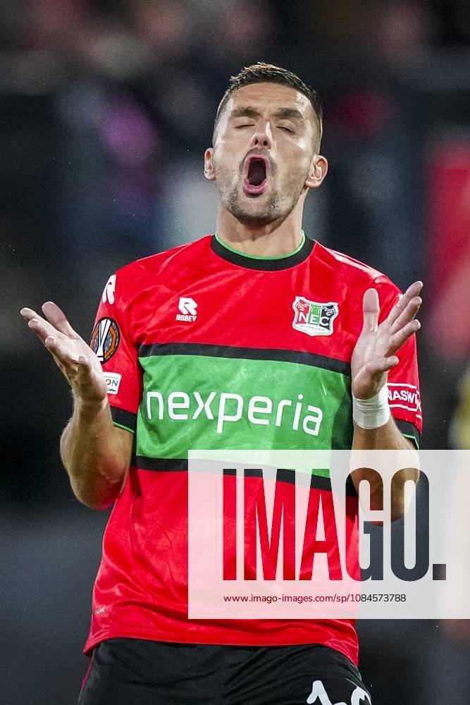 , Stadium De Goffert , season 2026 2027 , UEFA Europa League football , match between NEC Nijmegen and Levski Sofia , picture shows NEC Nijmegen player Dusan Tadic NEC - Levski Sofia x208456728x