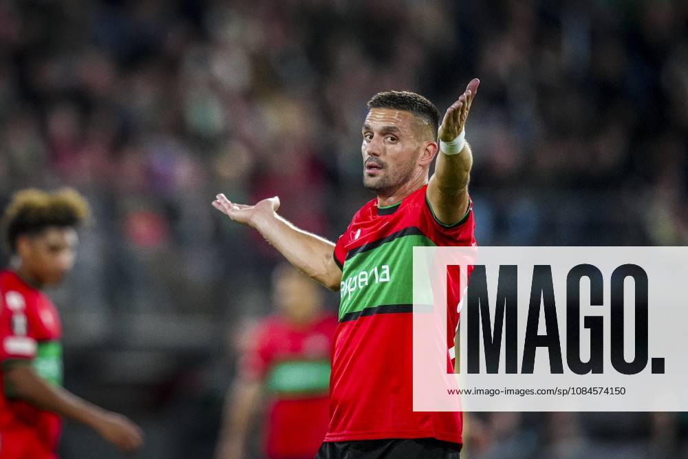 , Stadium De Goffert , season 2026 2027 , UEFA Europa League football , match between NEC Nijmegen and Levski Sofia , picture shows NEC Nijmegen player Dusan Tadic NEC - Levski Sofia x208456811x
