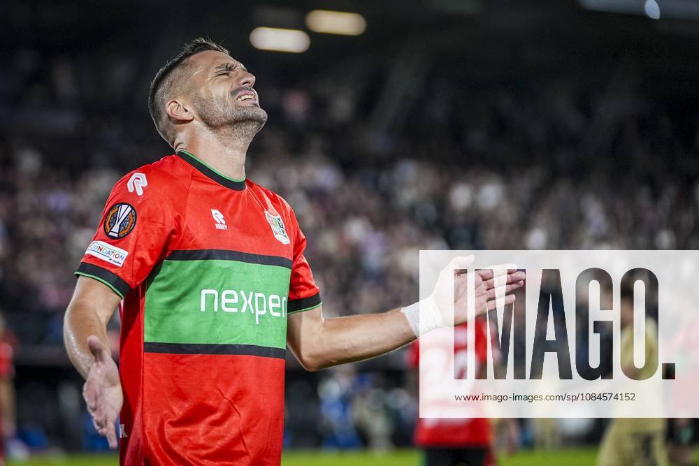 , Stadium De Goffert , season 2026 2027 , UEFA Europa League football , match between NEC Nijmegen and Levski Sofia , picture shows NEC Nijmegen player Dusan Tadic NEC - Levski Sofia x208456812x