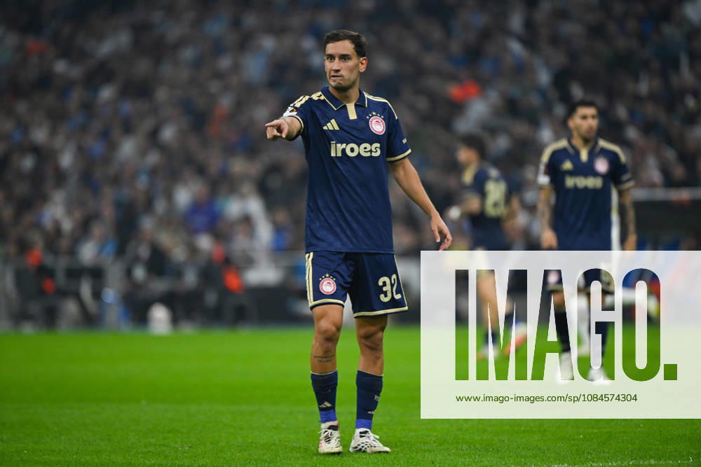 Santiago Hezze (Olympiakos) - UEFA Europa League match between Olympique de Marseille and Olympiakos on October 15, 2026 at the CEPAC Velodrome Stadium in Marseille.