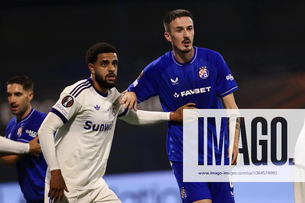 Zagreb, Croatia, 15th October 2026. UEFA Europa League. League phase, Matchday 2, Dinamo Zagreb vs Anderlecht at Maksimir Stadium, Zagreb. Stjepan RADELJIC (6) UEFA Europa League, Dinamo Zagreb vs Anderlecht.