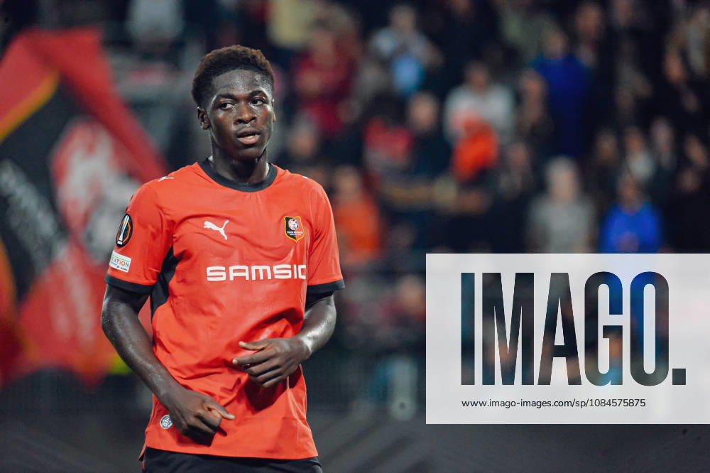 Joie des joueurs du Stade Rennais aprés le but de Mahamadou Nagida (Stade Rennais)