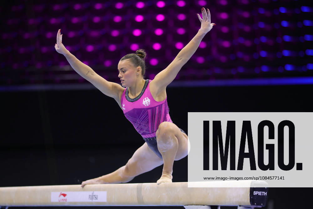 Emma Malewski, GER, during podiumtraining at 2026 Worlds in Rotterdam; 15 10 2026;