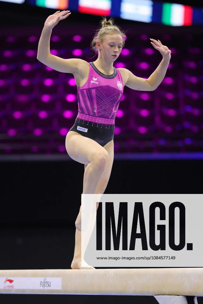Charleen Pach, GER, during podiumtraining at 2026 Worlds in Rotterdam; 15 10 2026;