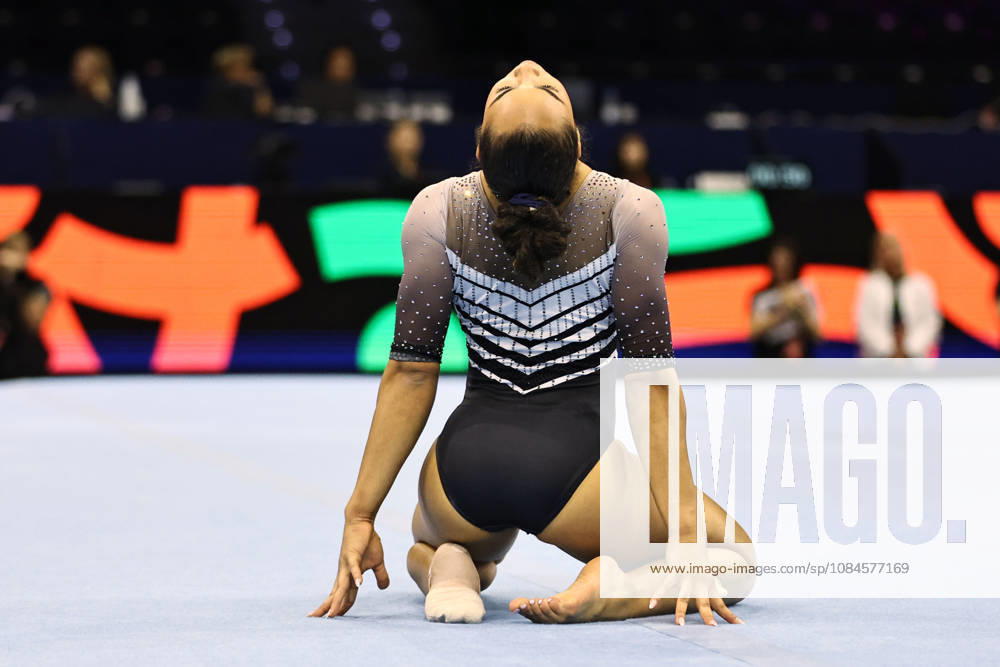 Hezly Rivera, USA, during podiumtraining at 2026 Worlds in Rotterdam; 15 10 2026;