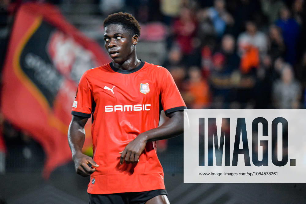 Joie des joueurs du Stade Rennais aprés le but de Mahamadou Nagida (Stade Rennais)