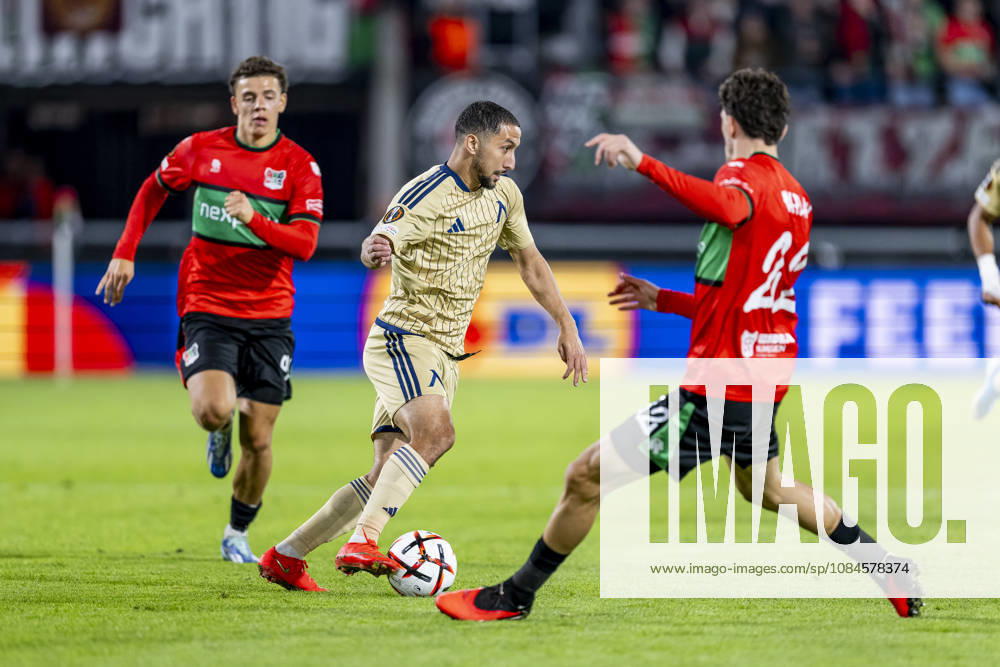 NIJMEGEN - Levski Sofia midfielder Mazire Soula during the UEFA Europa League match between N.E.C. and Levski Sofia at Stadion De Goffert on 15 October 2026 in Nijmegen, Nederland. (Photo by DeFodi Images) -