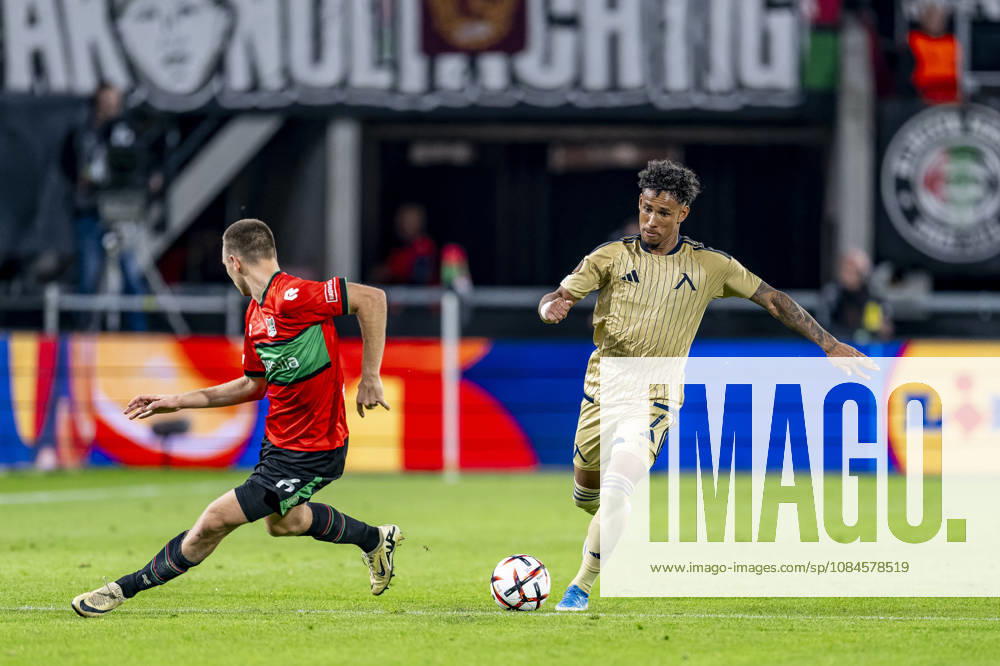 NIJMEGEN - (R) Levski Sofia forward Reinaldo during the UEFA Europa League match between N.E.C. and Levski Sofia at Stadion De Goffert on 15 October 2026 in Nijmegen, Nederland. (Photo by DeFodi Images) -