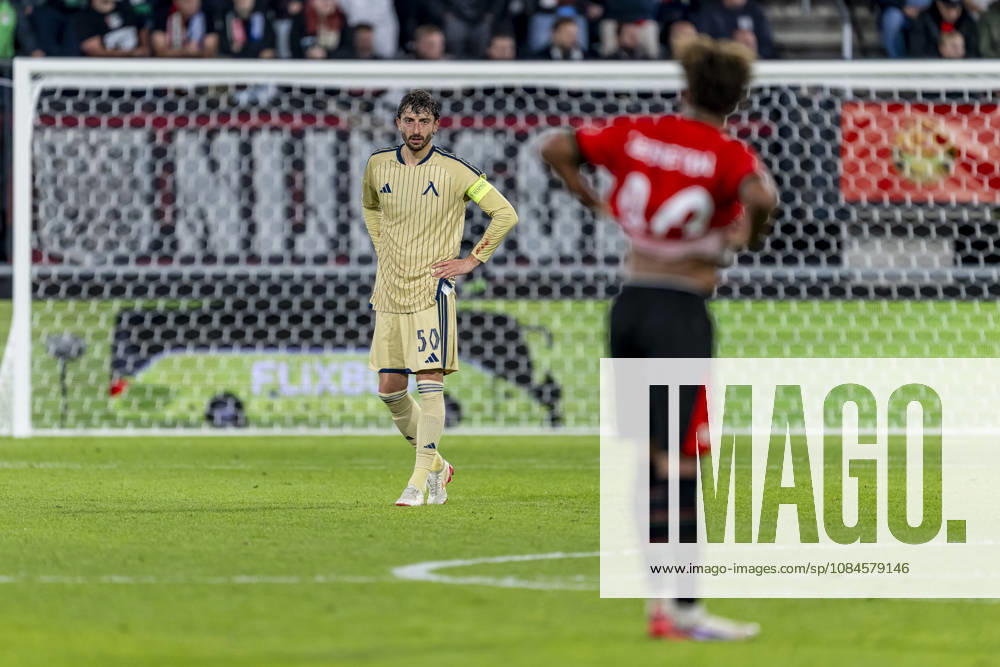 NIJMEGEN - Levski Sofia defender Kristian Dimitrov during the UEFA Europa League match between N.E.C. and Levski Sofia at Stadion De Goffert on 15 October 2026 in Nijmegen , Nederland. (Photo by DeFodi Images) -
