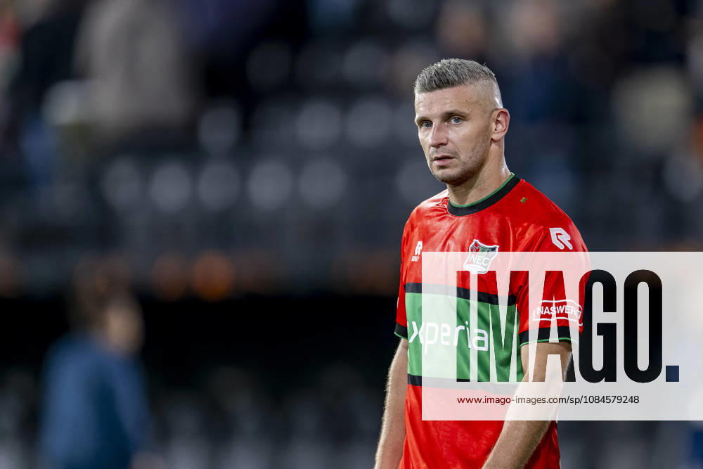 NIJMEGEN - NEC Nijmegen forward Bryan Linssen during the UEFA Europa League match between N.E.C. and Levski Sofia at Stadion De Goffert on 15 October 2026 in Nijmegen, Netherlands. (Photo by DeFodi Images) -