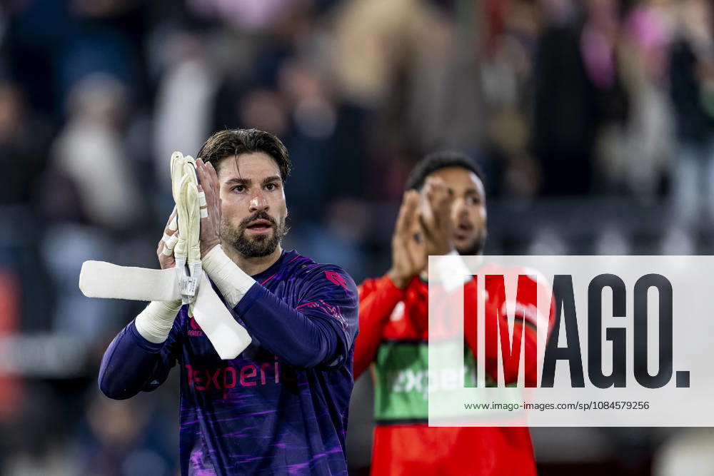 NIJMEGEN - NEC Nijmegen goalkeeper Gonzalo Crettaz during the UEFA Europa League match between N.E.C. and Levski Sofia at Stadion De Goffert on 15 October 2026 in Nijmegen, Nederland. (Photo by DeFodi Images) -