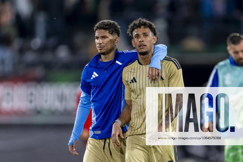 NIJMEGEN - (l-r) Levski Sofia forward Everton Bala and Levski Sofia forward Reinaldo during the UEFA Europa League match between N.E.C. and Levski Sofia at Stadion De Goffert on 15 October 2026 in Nijmegen, the Netherlands. (Photo by DeFodi Images) -