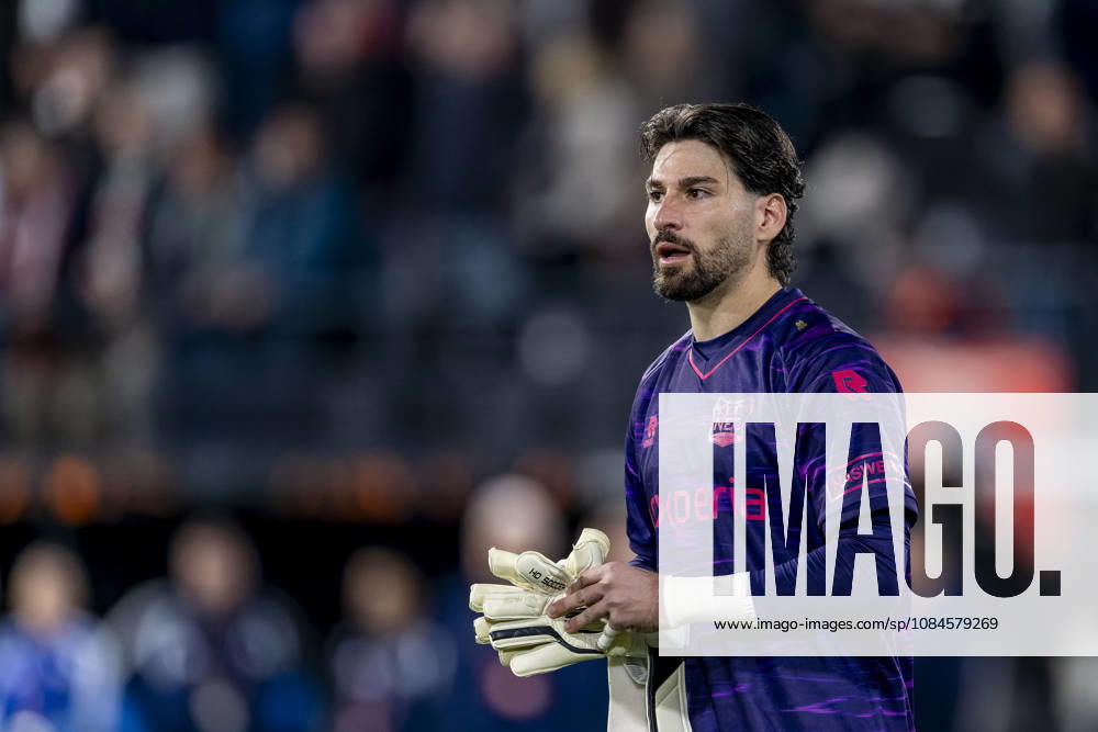 NIJMEGEN - NEC Nijmegen goalkeeper Gonzalo Crettaz during the UEFA Europa League match between N.E.C. and Levski Sofia at Stadion De Goffert on 15 October 2026 in Nijmegen, Nederland. (Photo by DeFodi Images) -