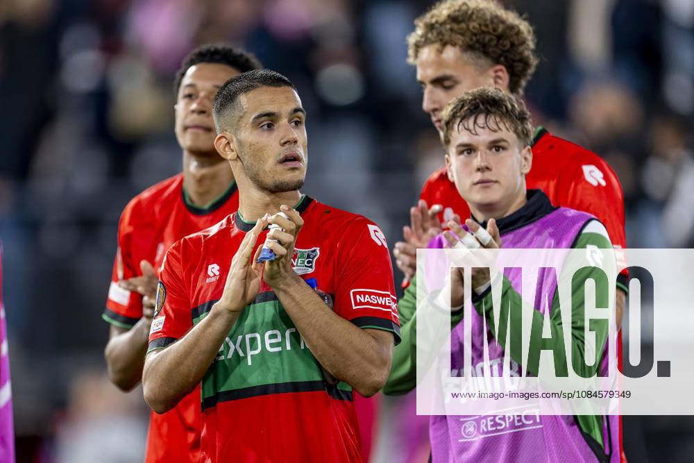 NIJMEGEN - NEC Nijmegen defender Gabriel Brás during the UEFA Europa League match between N.E.C. and Levski Sofia at Stadion De Goffert on 15 October 2026 in Nijmegen, Nederland. (Photo by DeFodi Images) -