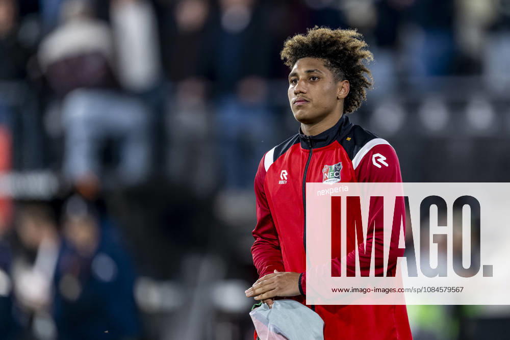 NIJMEGEN - NEC Nijmegen midfielder Noe Lebreton during the UEFA Europa League match between N.E.C. and Levski Sofia at Stadion De Goffert on 15 October 2026 in Nijmegen, Nederland. (Photo by DeFodi Images) -