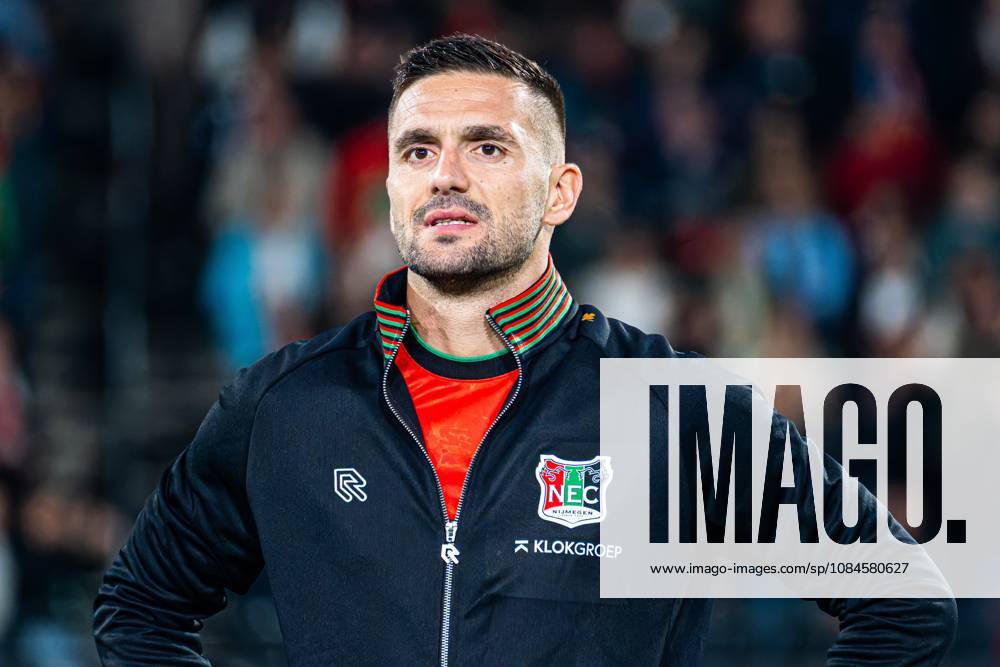 NIJMEGEN - Dusan Tadic of NEC Nijmegen ahead of the UEFA Europa League match between NEC Nijmegen and Levski Sofia at the Goffertstadion on October 15, 2026 in Nijmegen, the Netherlands. KEVIN SENDERS ANP UEFA Europa League 2026 27 ANPxSportx xMarcelxterxBalsxIVx 572571747 originalFilename: 572571747