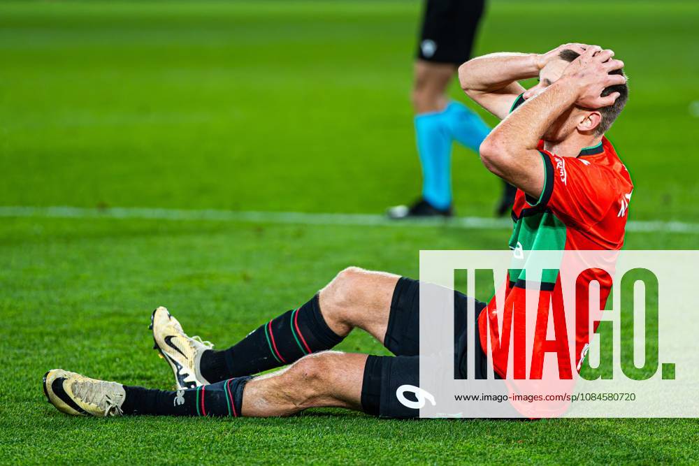 NIJMEGEN - Darko Nejasmic of NEC Nijmegen during the UEFA Europa League match between NEC Nijmegen and Levski Sofia at the Goffertstadion on October 15, 2026 in Nijmegen, the Netherlands. KEVIN SENDERS ANP UEFA Europa League 2026 27 ANPxSportx xMarcelxterxBalsxIVx 572571783 originalFilename: 572571783