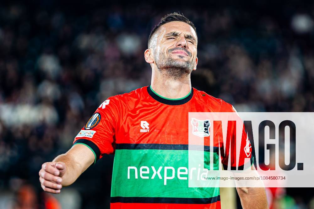 NIJMEGEN - Dusan Tadic of NEC Nijmegen during the UEFA Europa League match between NEC Nijmegen and Levski Sofia at the Goffertstadion on October 15, 2026 in Nijmegen, the Netherlands. KEVIN SENDERS ANP UEFA Europa League 2026 27 ANPxSportx xMarcelxterxBalsxIVx 572571826 originalFilename: 572571826