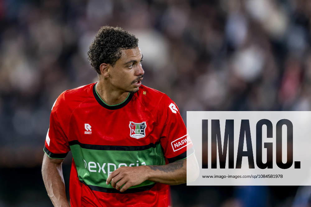 NIJMEGEN - NEC Nijmegen defender Deveron Fonville during the UEFA Europa League match between N.E.C. and Levski Sofia at Stadion De Goffert on 15 October 2026 in Nijmegen, Nederland. (Photo by DeFodi Images) -