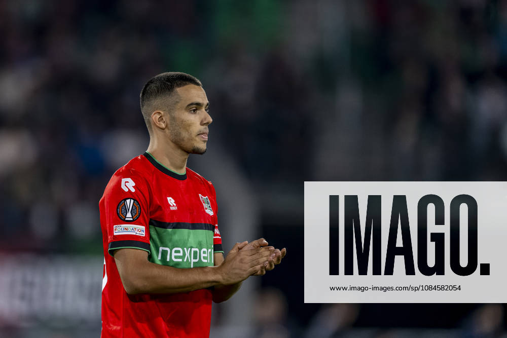 NIJMEGEN - NEC Nijmegen defender Gabriel Brás during the UEFA Europa League match between N.E.C. and Levski Sofia at Stadion De Goffert on 15 October 2026 in Nijmegen, Nederland. (Photo by DeFodi Images) -