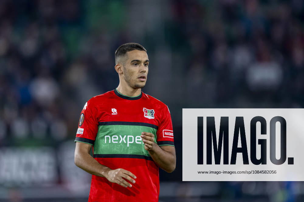 NIJMEGEN - NEC Nijmegen defender Gabriel Brás during the UEFA Europa League match between N.E.C. and Levski Sofia at Stadion De Goffert on 15 oktober 2026 in Nijmegen, Nederland. (Photo by DeFodi Images) -