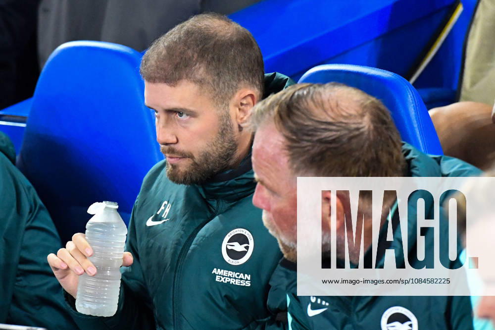 Brighton and Hove Albion v Kauno Zalgiris, UEFA Conference League Fabian Hurzeler Manager of Brighton and Hove Albion during the UEFA Conference League match between Brighton and Hove Albion and Kauno Zalgiris at the American Express Stadium, Brighton and Hove, UK on 15 October 2026. Brighton and Hove American Express Stadium East Sussex UK Editorial use only ,