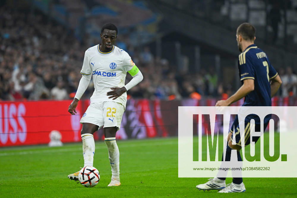 Timothy Weah (OM) - UEFA Europa League match between Olympique de Marseille and Olympiakos on October 15, 2026 at the CEPAC Velodrome Stadium in Marseille.