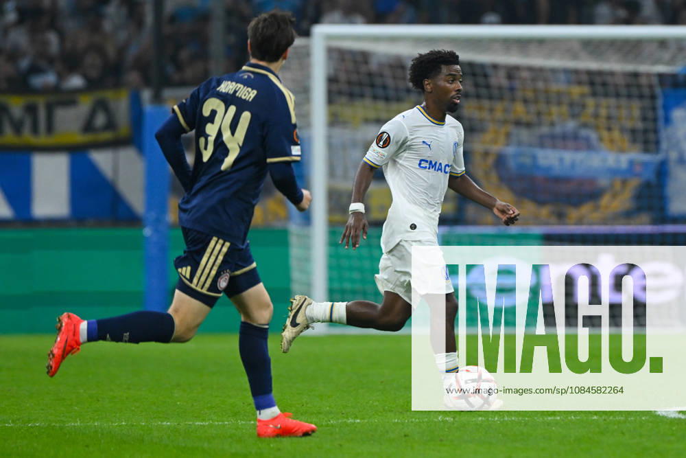 Angel Gomes (OM) - UEFA Europa League match between Olympique de Marseille and Olympiakos on October 15, 2026 at the CEPAC Velodrome Stadium in Marseille.
