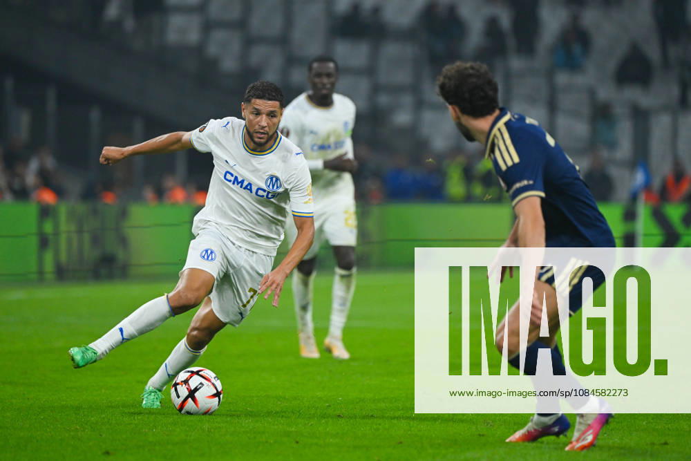 Amine Harit (OM) - UEFA Europa League match between Olympique de Marseille and Olympiakos on October 15, 2026 at the CEPAC Velodrome Stadium in Marseille.