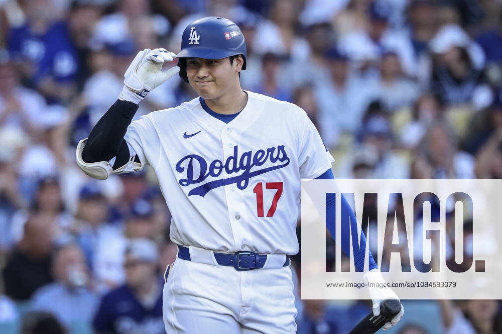 MLB, Baseball Herren, USA Postseason: NLCS Game 4 - Los Angeles Dodgers vs Milwaukee Brewers Los Angeles Dodgers designated hitter Shohei Ohtani reacts during Game 4 of the National League Championship Series between the Los Angeles Dodgers and the Milwaukee Brewers at Dodger Stadium in Los Angeles, California, USA, 15 October 2026. LOS ANGELES CALIFORNIA UNITED STATES