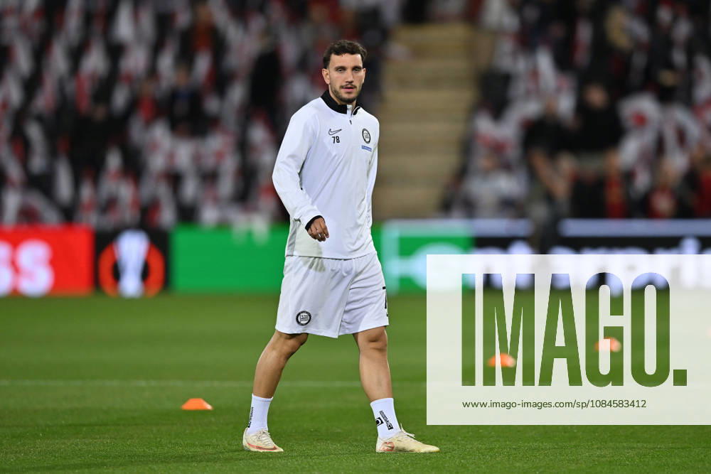 Bournemouth v Sturm Graz, Europa League Valmir Matoshi (78) of Sturm Graz warming up ahead of the Europa League match between Bournemouth and Sturm Graz at the Vitality Stadium, Bournemouth, UK on 15 October 2026. Bournemouth Vitality Stadium Dorset UK Editorial use only ,