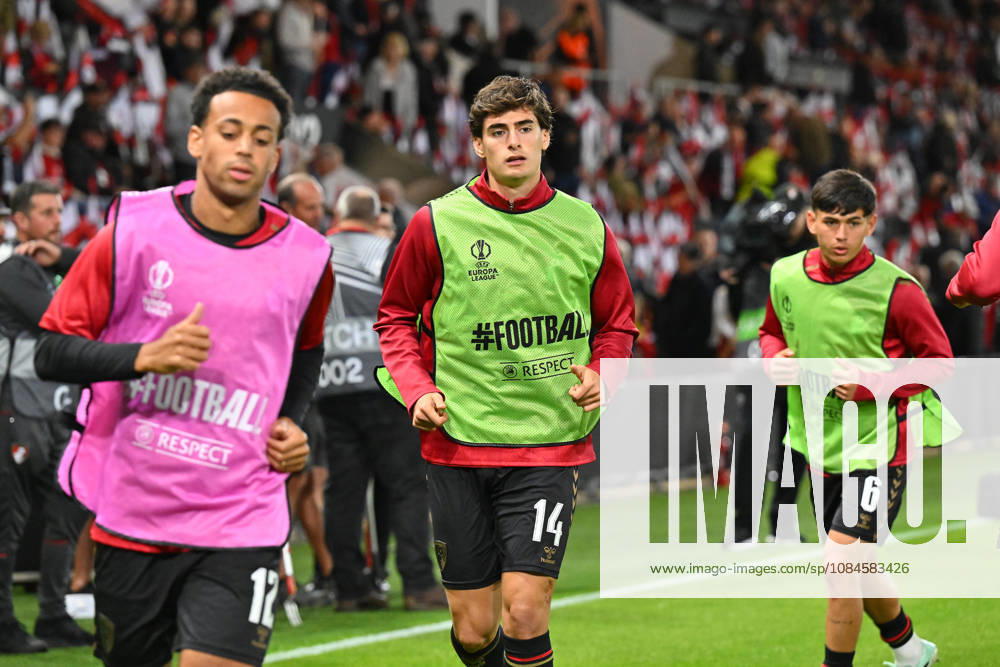 Bournemouth v Sturm Graz, Europa League Antonio Silva (14) of AFC Bournemouth warming up ahead of the Europa League match between Bournemouth and Sturm Graz at the Vitality Stadium, Bournemouth, UK on 15 October 2026. Bournemouth Vitality Stadium Dorset UK Editorial use only ,