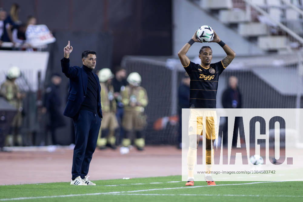 Ajax coach Michel Sanchez during the UEFA Conference League match between Hadjuk Split and AFC Ajax Amsterdam. Split Croatia - ZUMAp210 20261015_zsp_p210_036