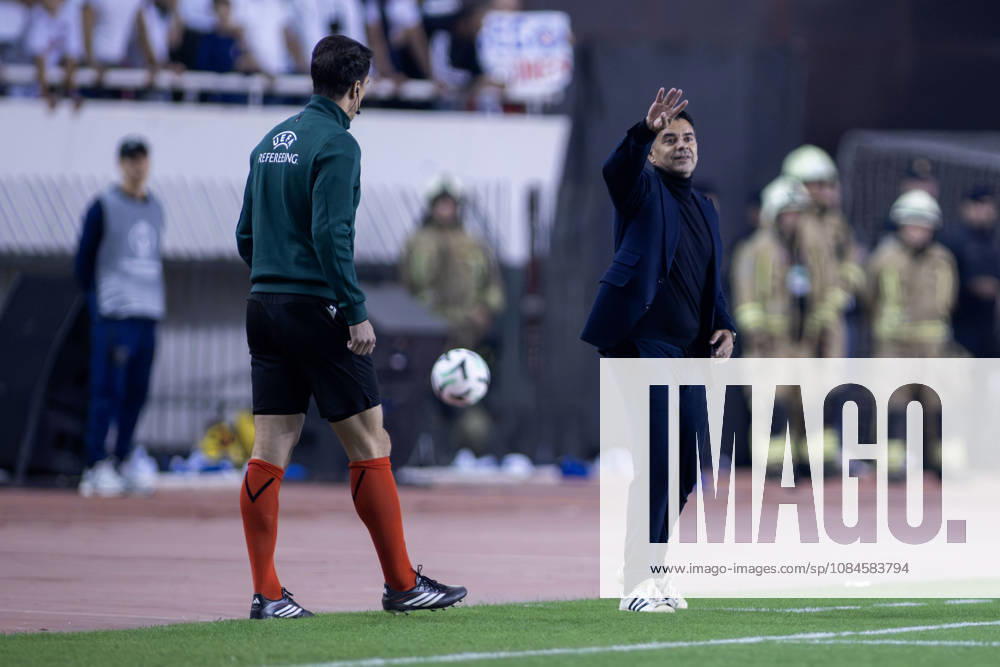 Ajax coach Michel Sanchez during the UEFA Conference League match between Hadjuk Split and AFC Ajax Amsterdam. Split Croatia - ZUMAp210 20261015_zsp_p210_045