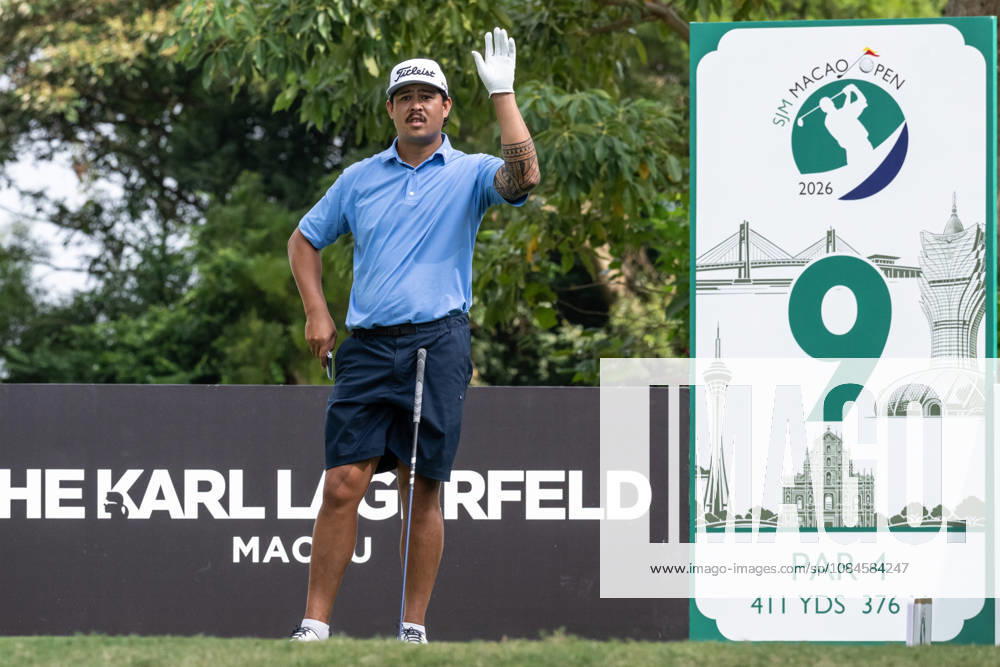 Denzel IEREMIA from New Zealand. Round 2 in the Macao Open Golf at Macau Golf & Country Club. Coloane China - ZUMAr144 20261016_zap_r144_001