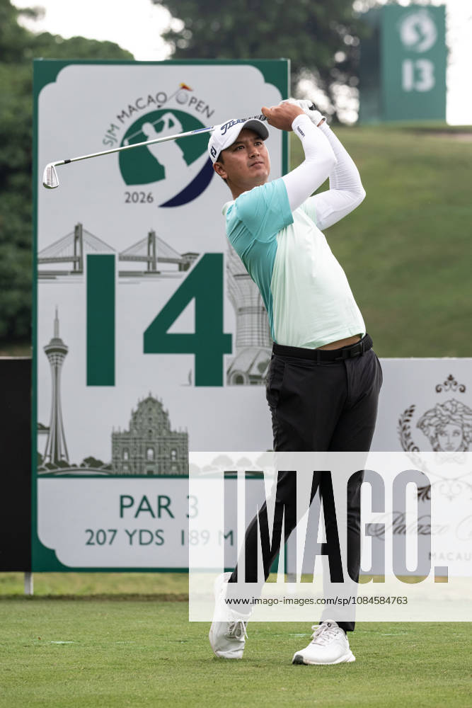 Sadom KAEWKANJANA from Thailand.Round 2 in the Macao Open Golf at Macau Golf & Country Club. Coloane China - ZUMAr144 20261016_zap_r144_051