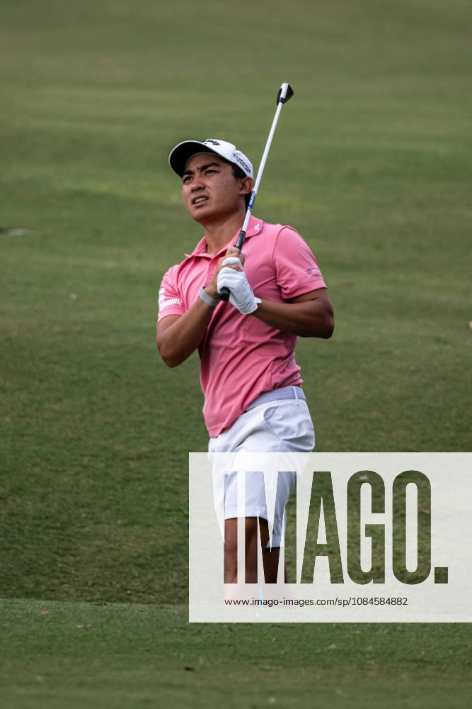 Sean RAMOS from the Philippines. Round 2 in the Macao Open Golf at Macau Golf & Country Club. Macau Open Golf Round 2 - ZUMAr144 20261016_zap_r144_063