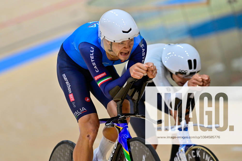 Jonathan Milan World record 2026 UCI Track cycling, Rad, Radsport, Bahnrad, Bahn World Championships Jonathan Milan, Italy World record Weltrekord 2026 Men s Individual Pursuit - Qualifying UCI Track Cycling World Championships held from 14 to 18 October 2026, at the Shanghai Velodrome in Shanghai, China.