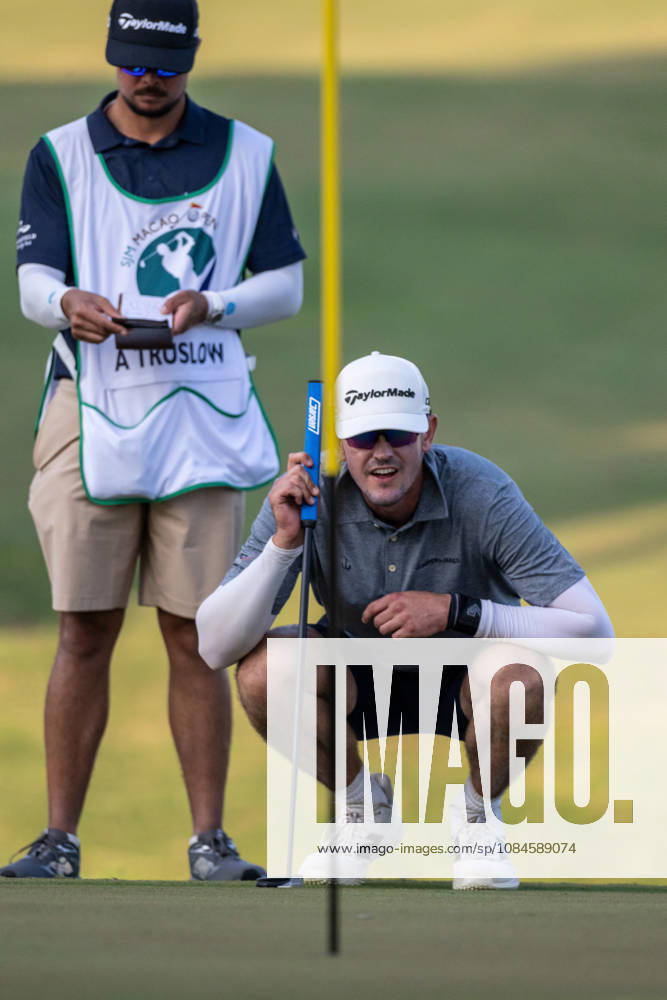 American, Austen TRUSLOW, finishes -10par putting him in tied 2nd place. Round 2 in the Macao Open Golf at Macau Golf & Country Club. Coloane China - ZUMAr144 20261016_zap_r144_106