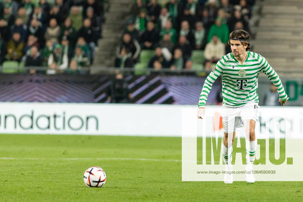 Ferencvaros v Viktoria Plzen, UEFA Europa League, Budapest, Hungary Budapest, Hungary. 15th, October 2026. Adam Nagy (6) of Ferencvaros seen during the UEFA Europa League match between Ferencvaros and Viktoria Plzen at Groupama Arena in Budapest. Hungary, Budapest, Groupama Arena
