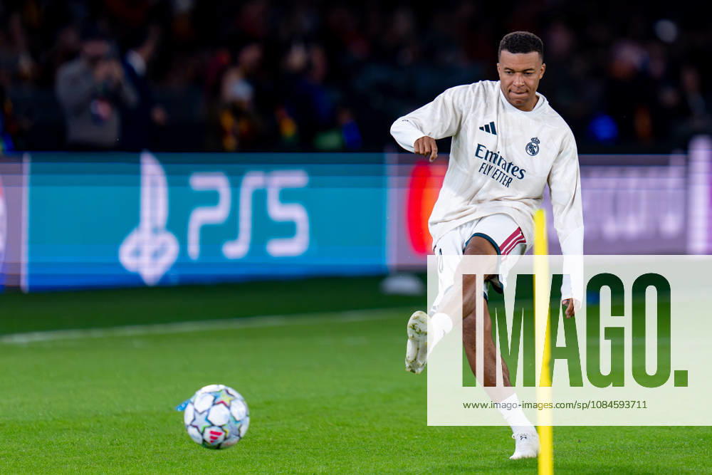 AS Roma v Real Madrid C.F. - UEFA Champions League 2026 27 League Phase MD2 Kylian Mbappe of Real Madrid CF during the AS Roma v Real Madrid C.F. - UEFA Champions League 2026 27 League Phase MD2 at Stadio Olimpico on October 14, 2026 in Rome, Italy Rome Stadio Olimpico Lazio Italy