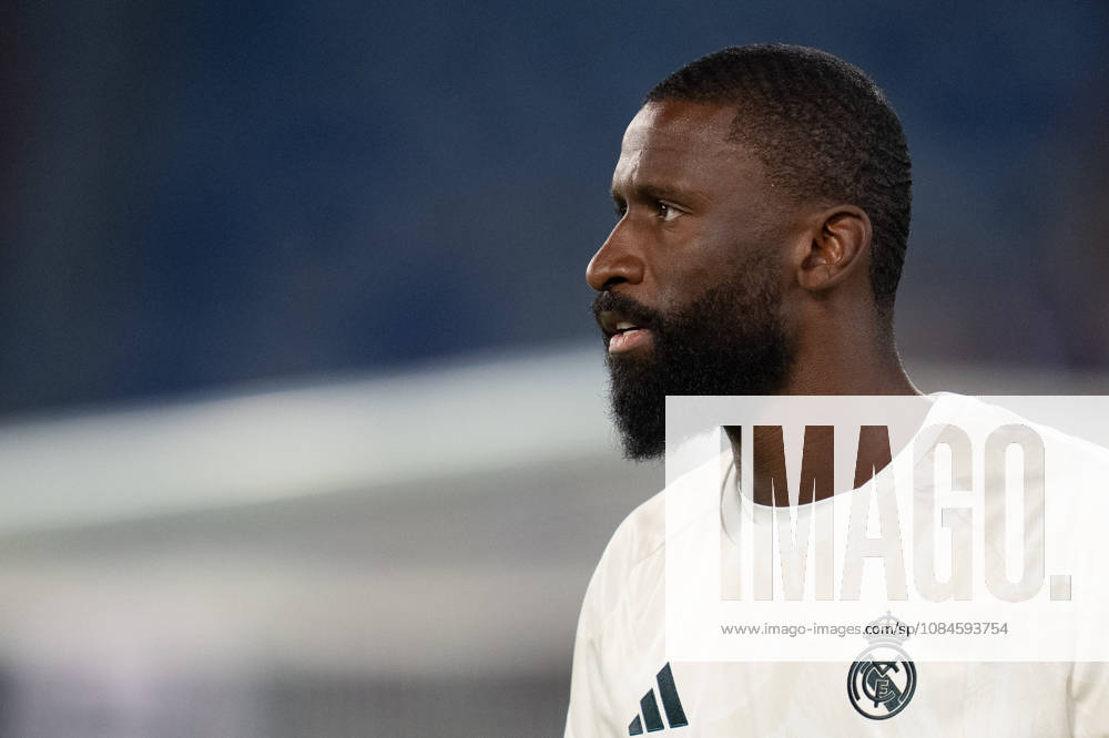 AS Roma v Real Madrid C.F. - UEFA Champions League 2026 27 League Phase MD2 Antonio Rudiger of Real Madrid CF looks on during the AS Roma v Real Madrid C.F. - UEFA Champions League 2026 27 League Phase MD2 at Stadio Olimpico on October 14, 2026 in Rome, Italy Rome Stadio Olimpico Lazio Italy