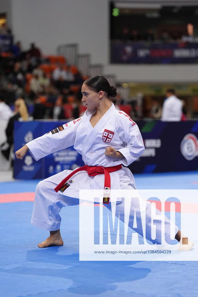 2026 World Cadet, Junior & U21, U 21 Karate Championships BIELSKO-BIALA, POLAND - OCTOBER 16: Anastasia Chaphidze of Georgia performs during cadet female individual kata at the 2026 World Cadet, Junior & U21 Karate Championships at Hala Pod Debowcem on October 16, 2026 in Bielsko-Biala, Poland. Bielsko-Biala Hala Pod Debowcem Poland