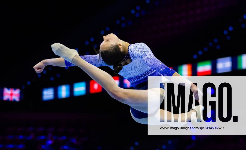 ROTTERDAM - Naomi Visser during podium training at the World Gymnastics Championships in Ahoy Rotterdam. IRIS VAN DEN BROEK ANP ANPxSportx IVx 572627293 originalFilename: 572627293